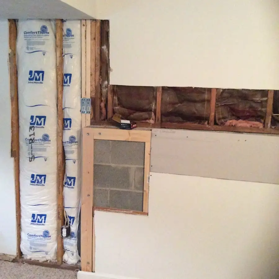 Wall insulation replacement during Structural Drying in PiÃ±on Hills